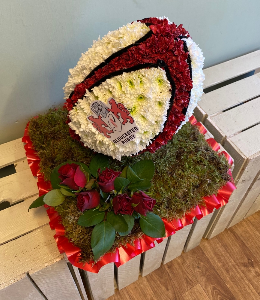 Team Branded Rugby ball Tribute